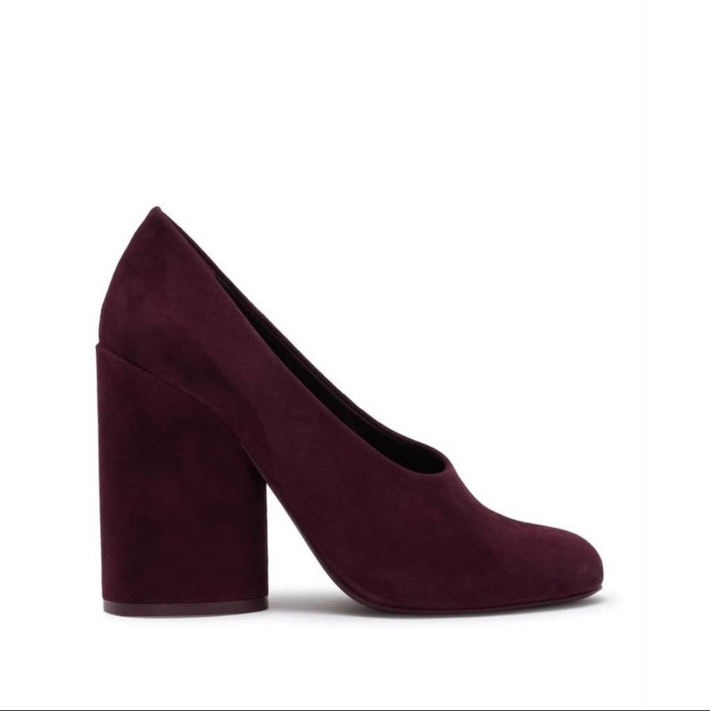 Tory Burch | Lucia Suede Chunky Heel Pumps Fig 7